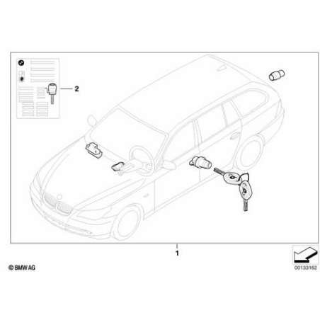 Jeu verrouill.uniform av.CAS cde (code)