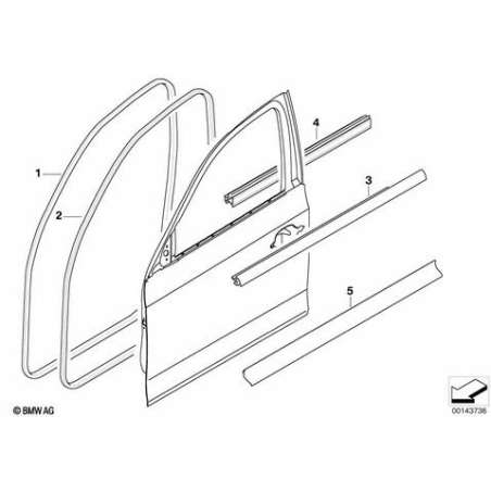 Protection de bord porte avant