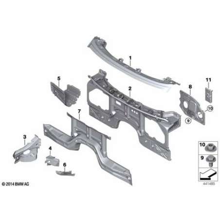 tablier frontal
