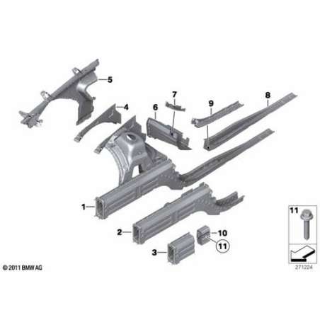 Support moteur avant droit