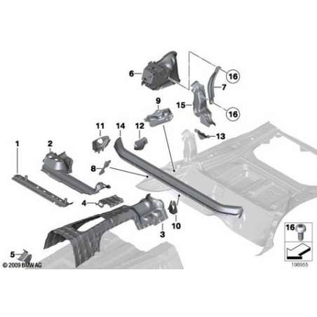 Support module pédale d'accélérateur