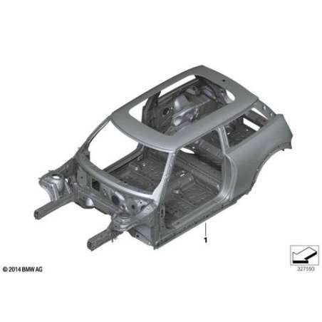 Ossature carrosserie avec no. châssis