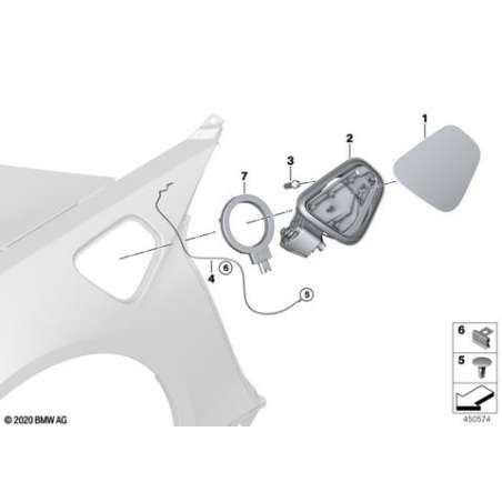 Bouton d'actionnement de secours