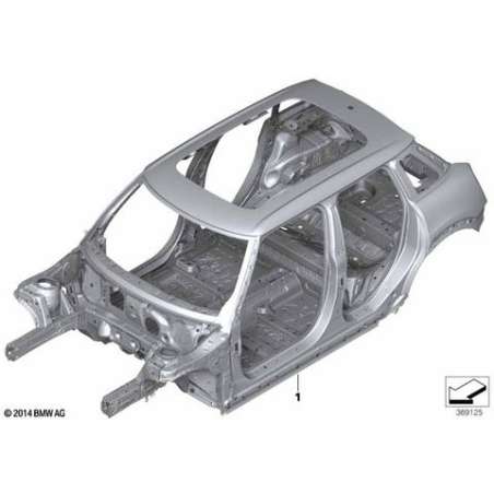 Ossature carrosserie avec no. châssis