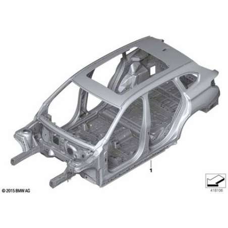 Ossature carrosserie avec no. châssis