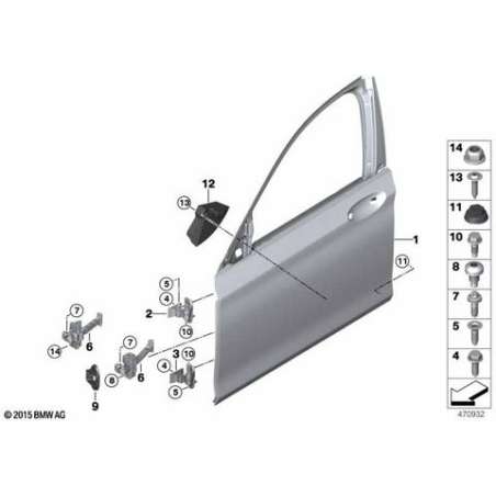 Crashpad porte avant gauche