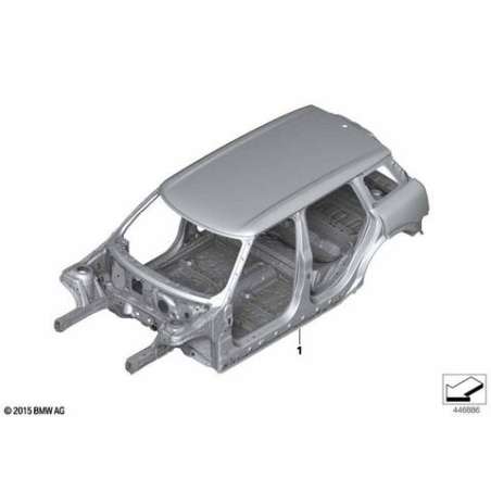 Ossature carrosserie avec no. châssis