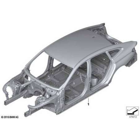 Ossature carrosserie avec no. châssis