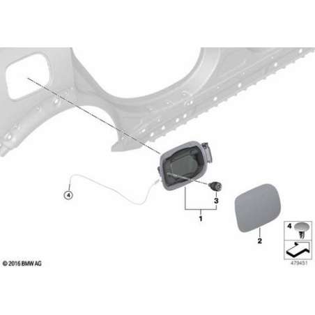 Volet de remplissage de réservoir
