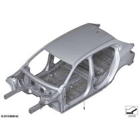 Ossature carrosserie avec no. châssis
