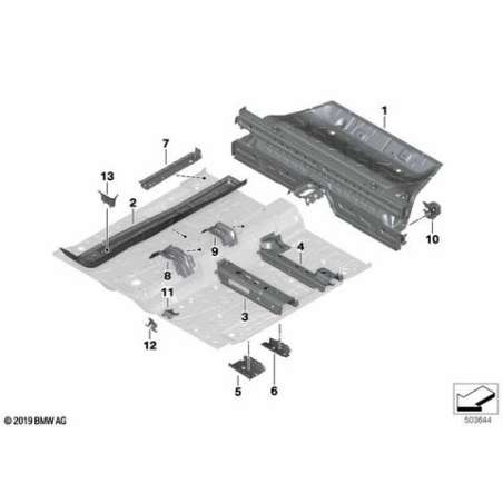 Connexion bas de caisse droit