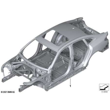 Ossature carrosserie avec no. châssis