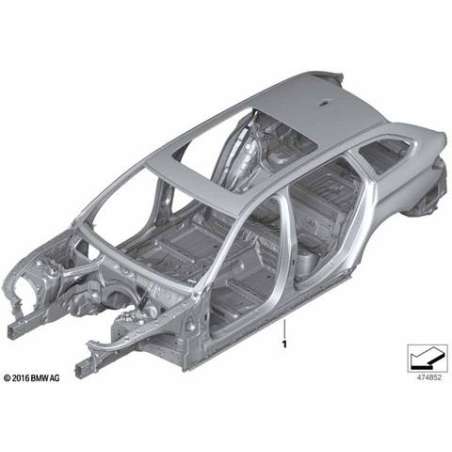 Ossature carrosserie sans no. châssis