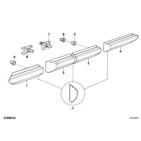 Moulure de protection porte avant gauche