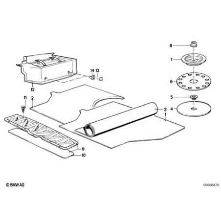 Tapis de coffre arriere