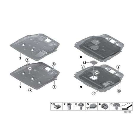 Protection de compartiment moteur