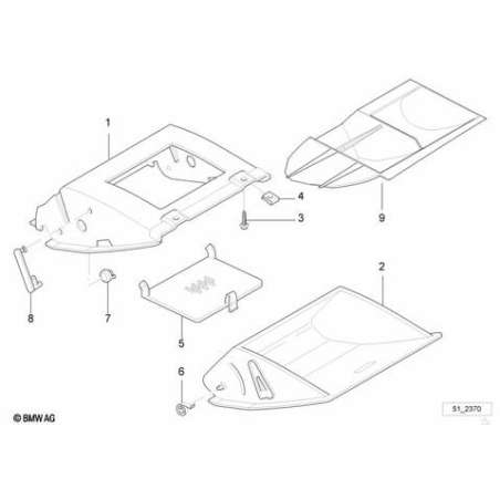 Boitier de vide-poches pliable