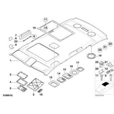 Cache protect. d'habitacle a ultrasons