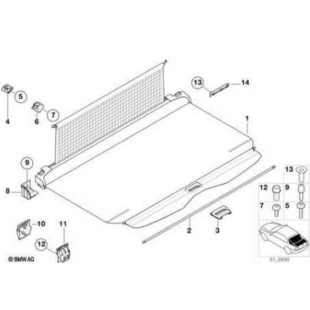 Cache de support de rideau enroulable
