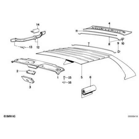 Cache de moteur de toit ouvrant