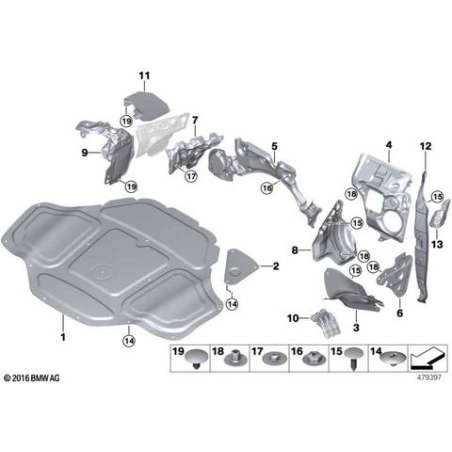 Insonorisation de compartiment moteur D