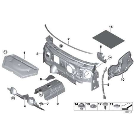 Insonorisation capot moteur