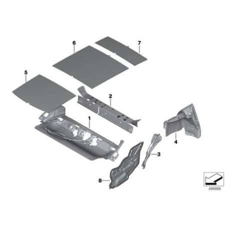 Materiau anti-bruit plafond central