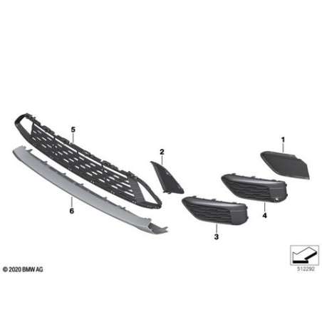 Grille ouverte gauche