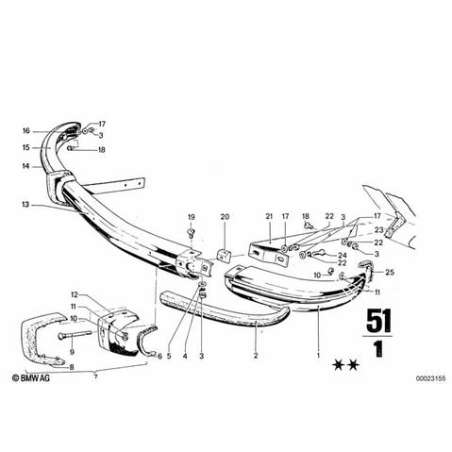 Moulure de protection gauche