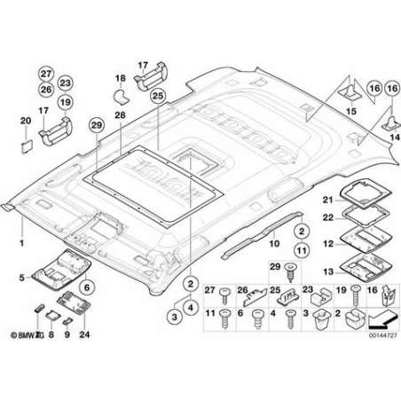 Console revêtem.de plafond AV