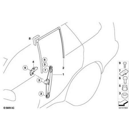 Joint de guidage de vitre
