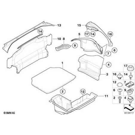 Grille de ventilation gauche