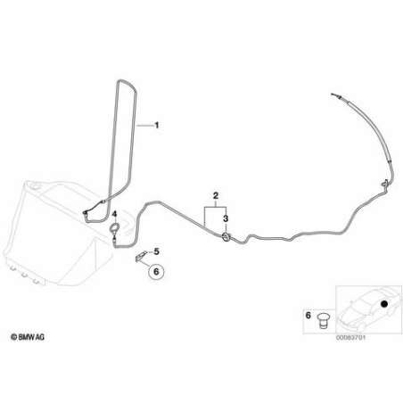 Cornière de fixation, câble à tirette