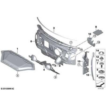 Insonorisation capot moteur