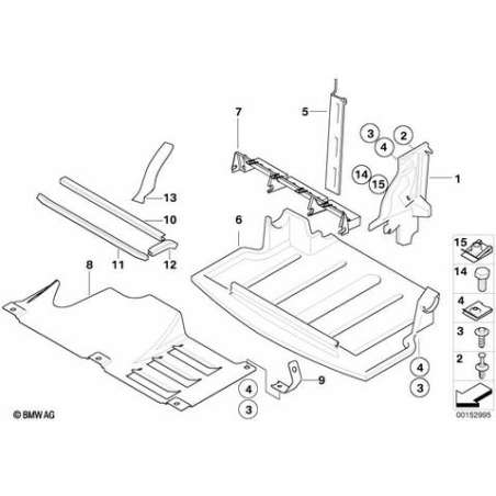 Support de conduit d'air gauche