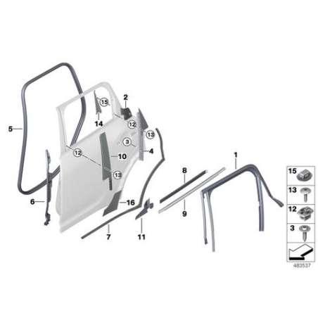 Couvre-joint extérieur porte ArD