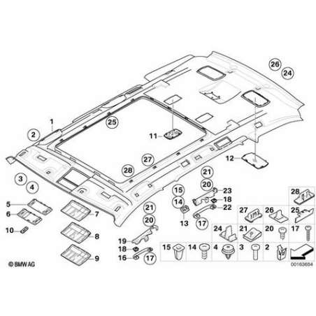 Cache protect. d'habitacle a ultrasons