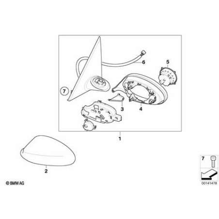 Cache droit en apprêt