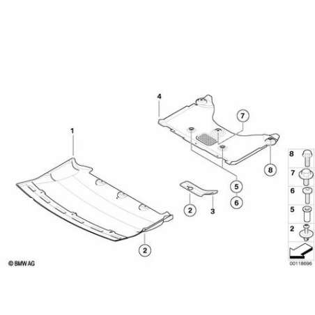 Protection compartiment moteur avant