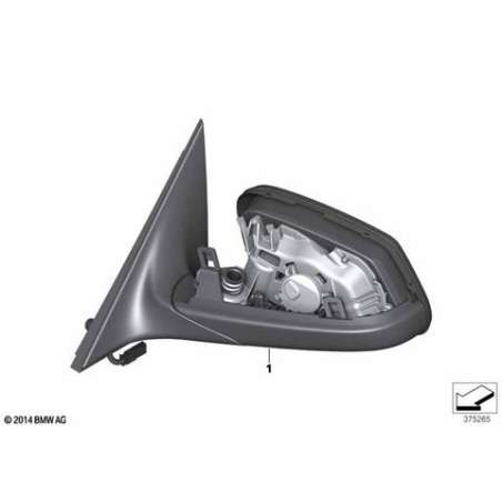 Rétroviseur ext. chauffant sans glace D