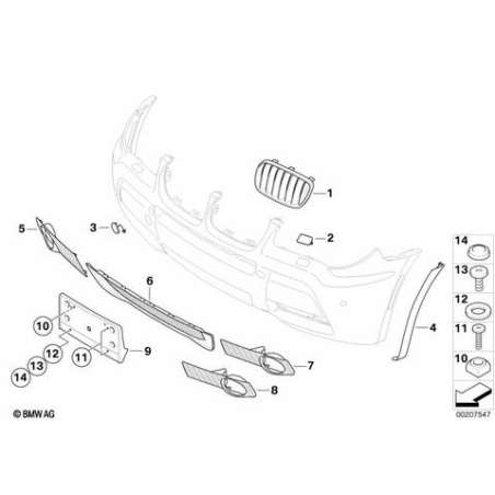 Grille fermée gauche