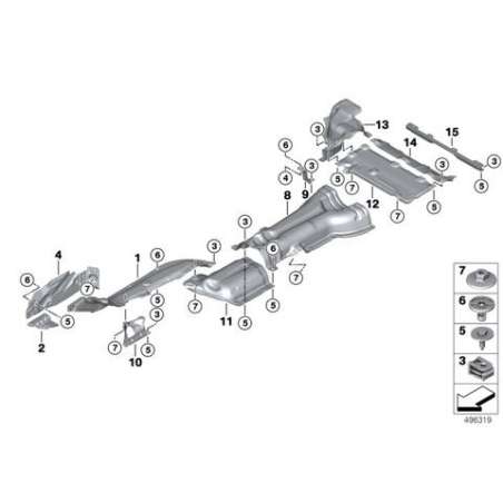 Isolation thermique silencieux AR droite