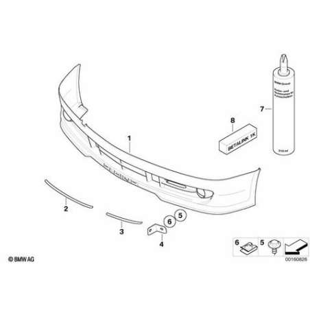 Baguette enjoliveuse chromée côté droit