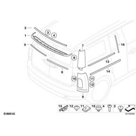 Baguette enjoliveuse Splitdoor gauche