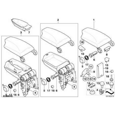 Accoudoir central pour telephone