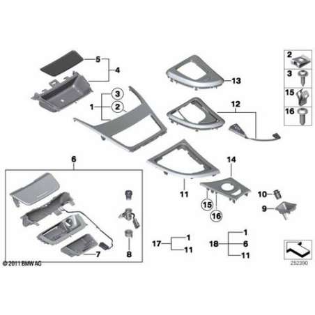 Cache levier preselect.p steptronic