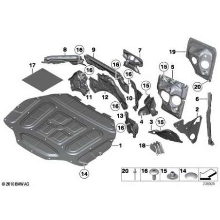 Insonorisation capot moteur
