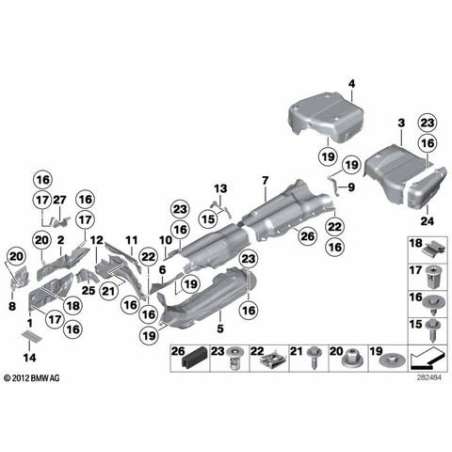 Isolation thermique support de ressort