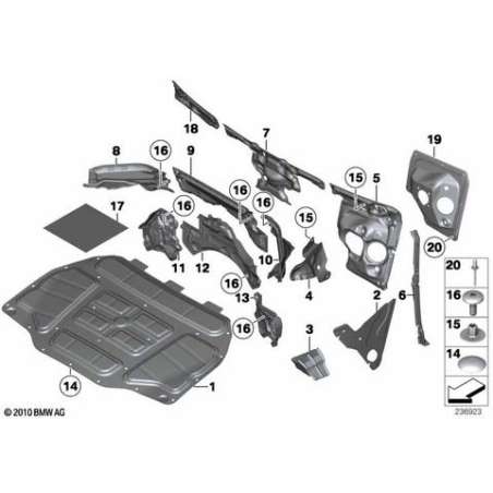 Insonorisation capot moteur