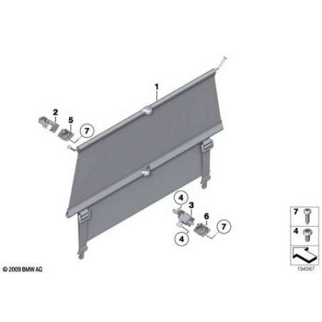 Recouvrement support filet séparation g